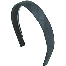 Large Trinity (Baton Rouge) Plaid Headband Blackwatch Plaid
